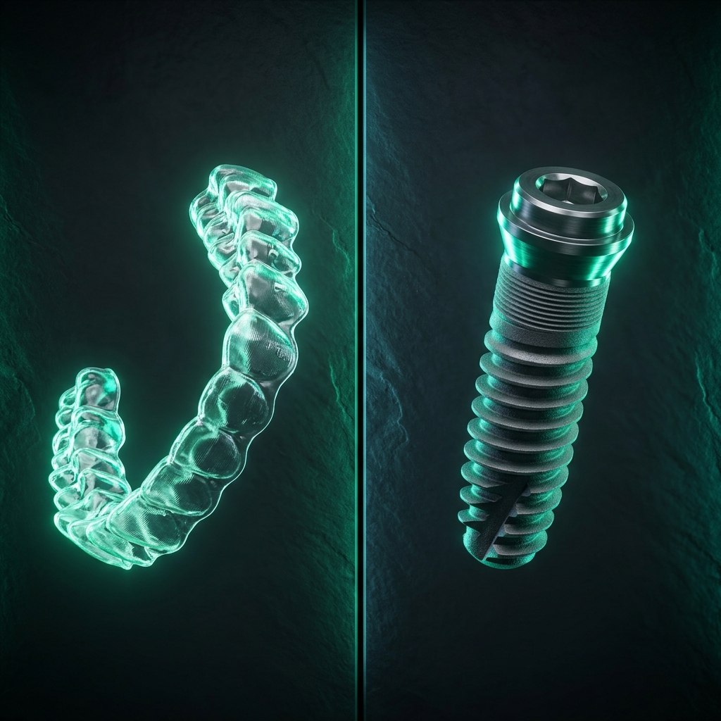 Clear Aligners vs. Implants: Rebuilding Your Smile with the Best Technology
